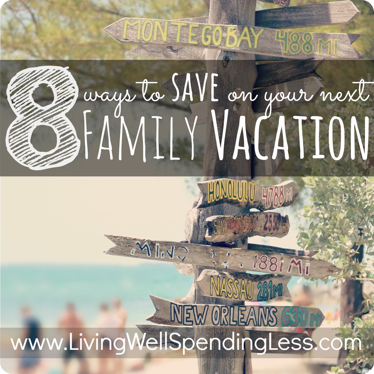 8 Simple Ways to Save On Your Next Family Vacation - Living Well Spending Less®