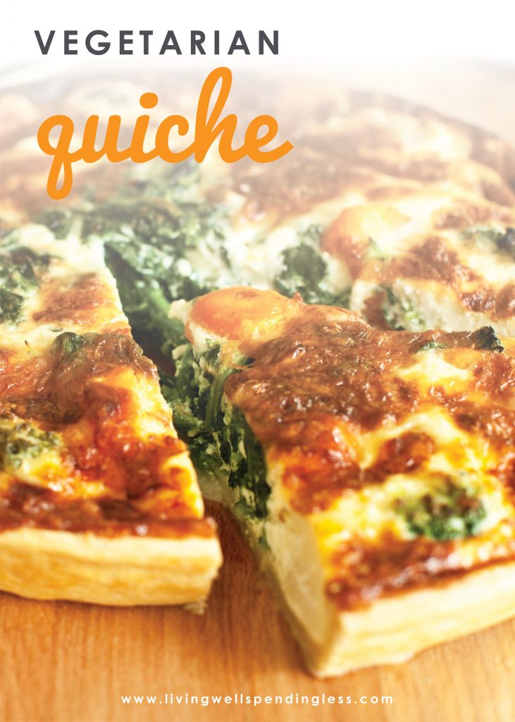 Vegetarian Quiche | Easy Vegetarian Quiche | Quiche Recipe