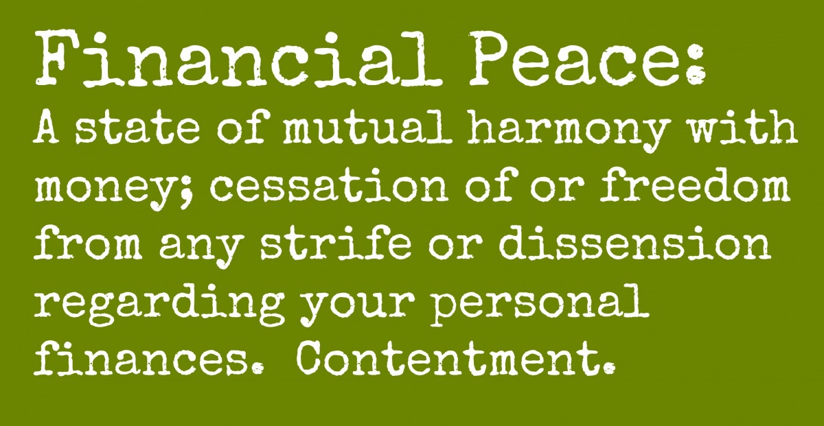 In Search of Financial Peace: 5 Things I've Learned | Living Well