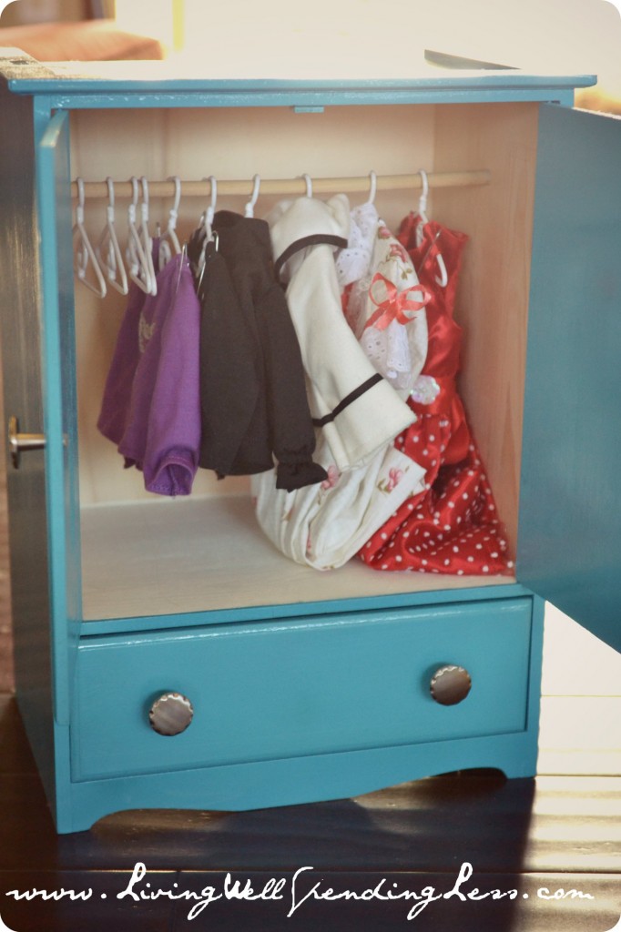 diy doll wardrobe closet