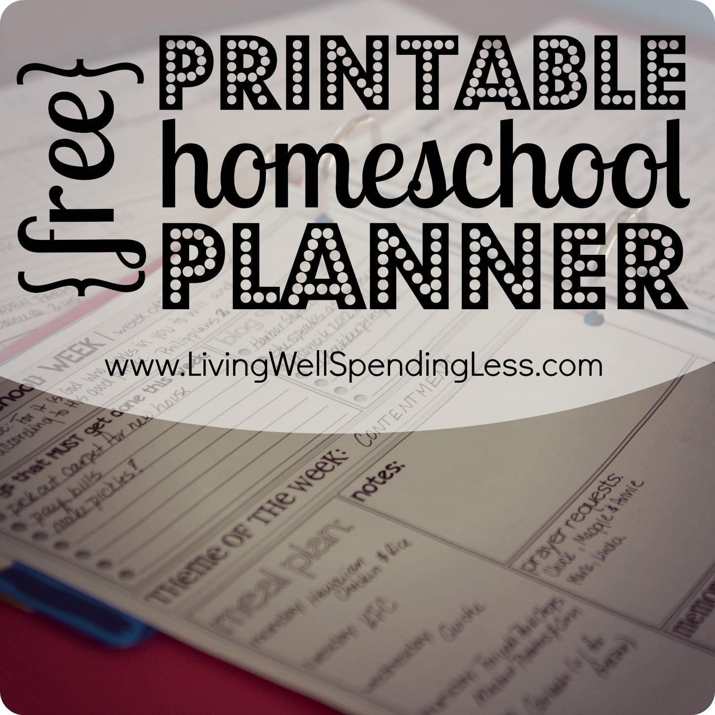 Homeschool Planner Free Printables Free Planner Download