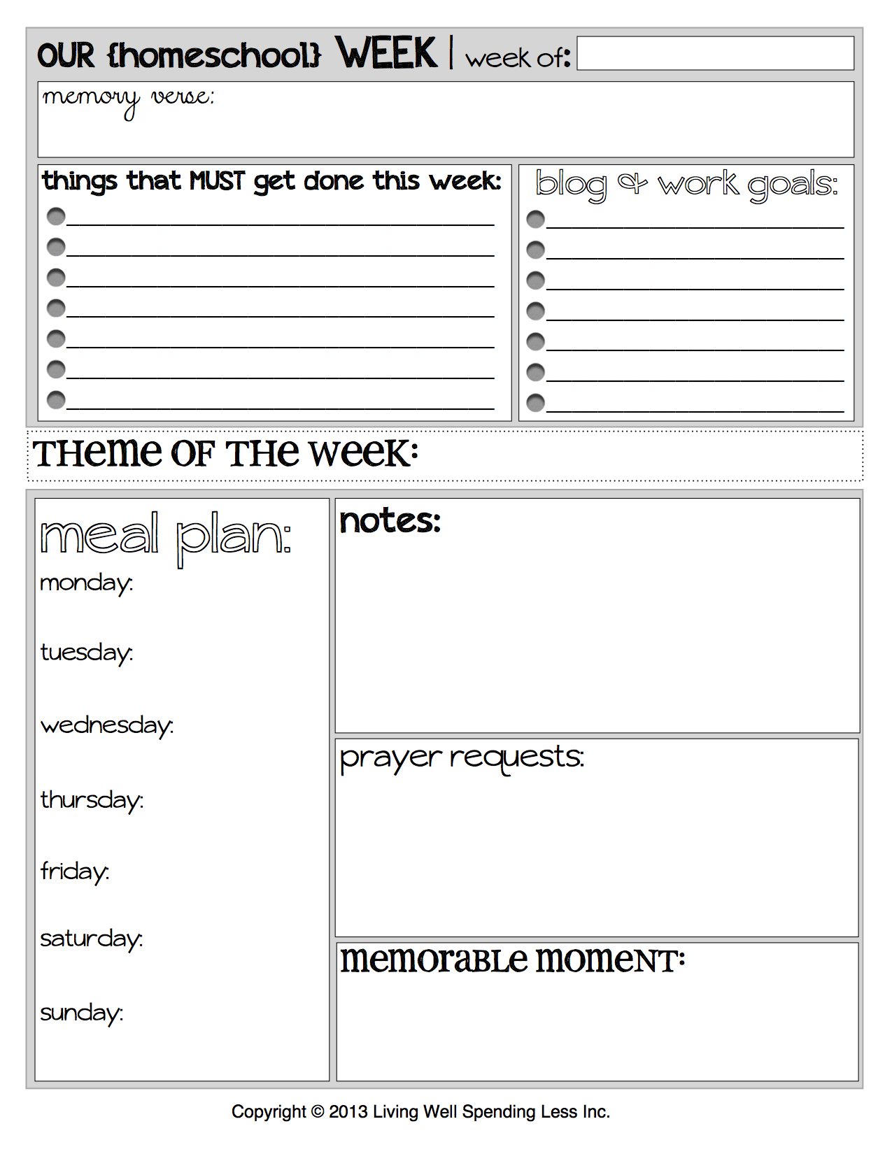 free printable lesson planner weekly