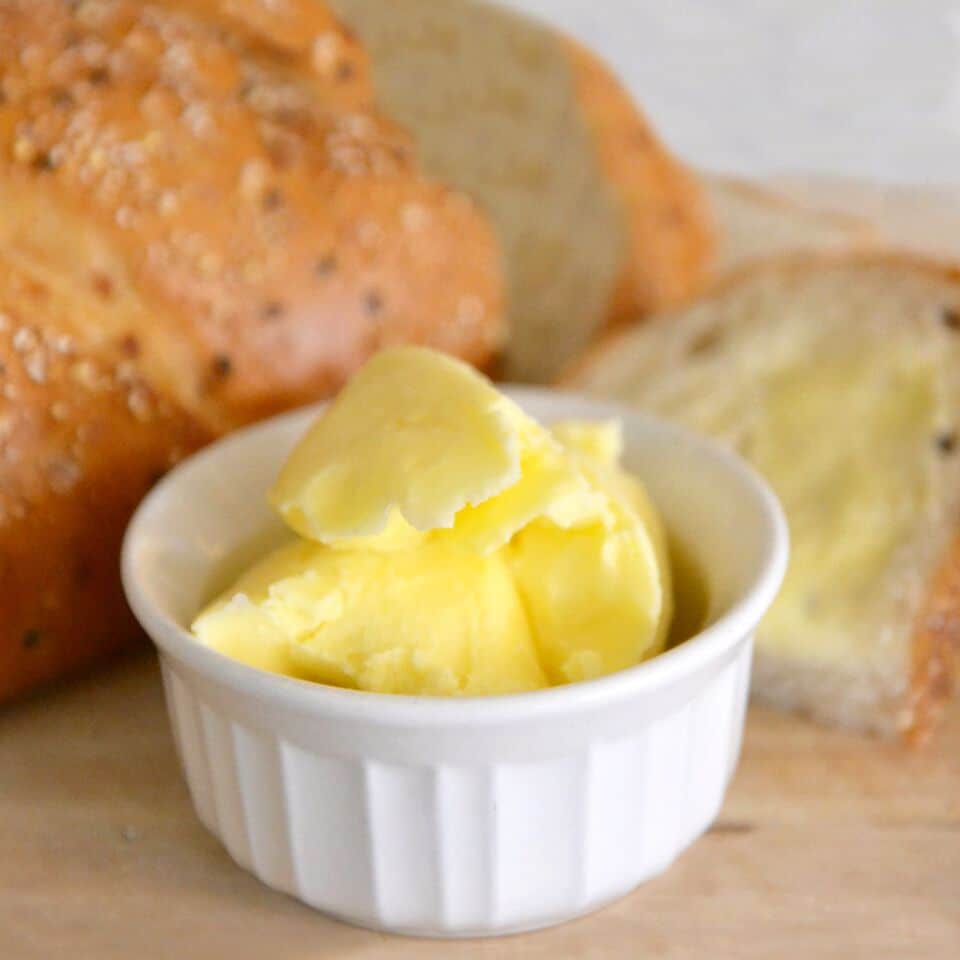 Homemade Raw Butter With a Kitchen Aid Mixer - Flourishing Motherhood