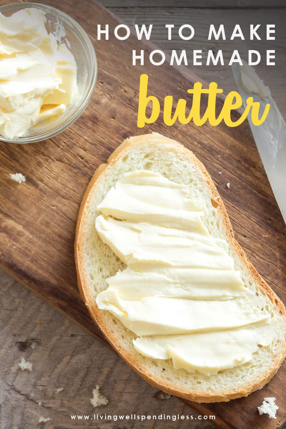 How to Make Homemade Butter from Cream in a Stand Mixer • a traditional life