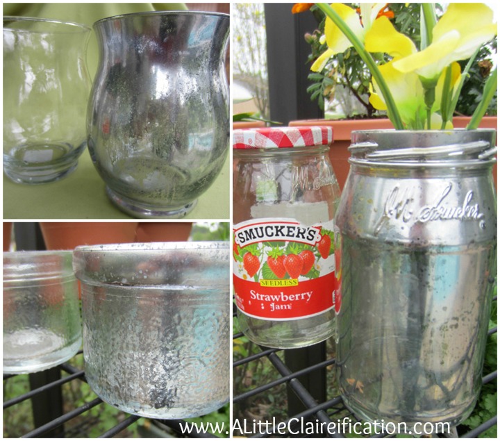 Mercury Glass Mason Jar DIY Tutorial 