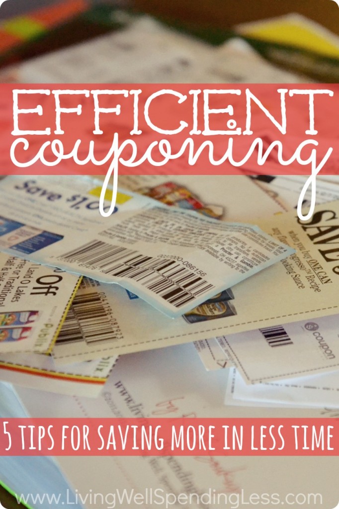 Efficient Couponing Tips For Beginners | Living Well Spending Less®