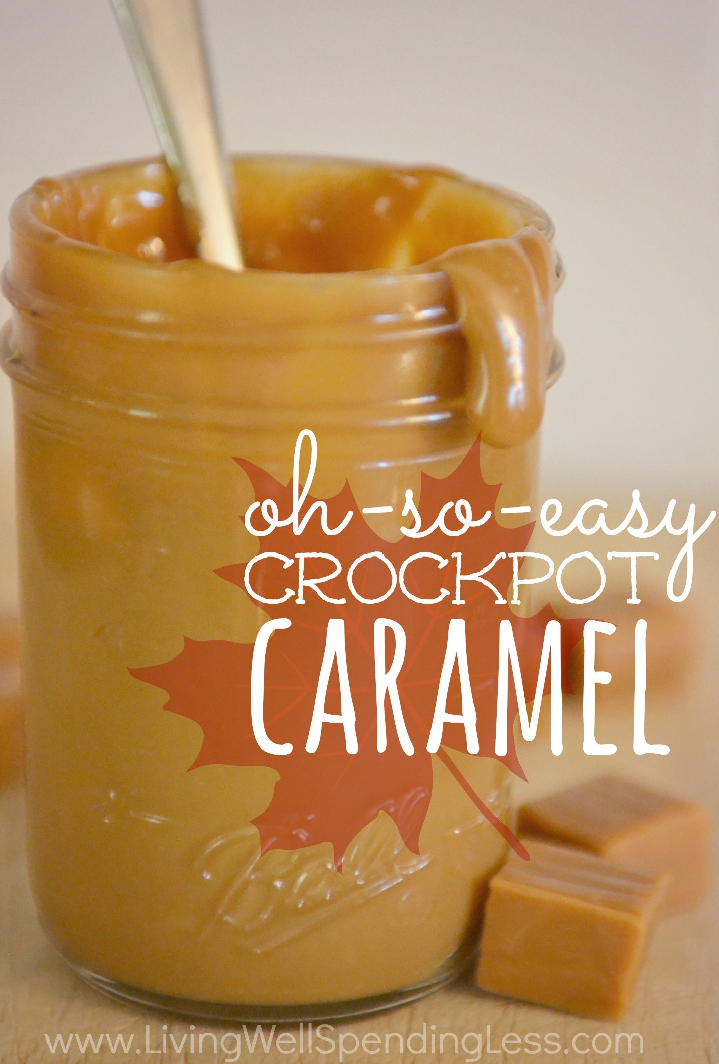 Oh-So-Easy Crockpot Caramel...you seriously won't believe how easy it ...