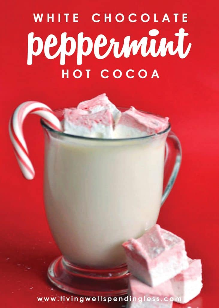 White Chocolate Peppermint Hot Cocoa Living Well