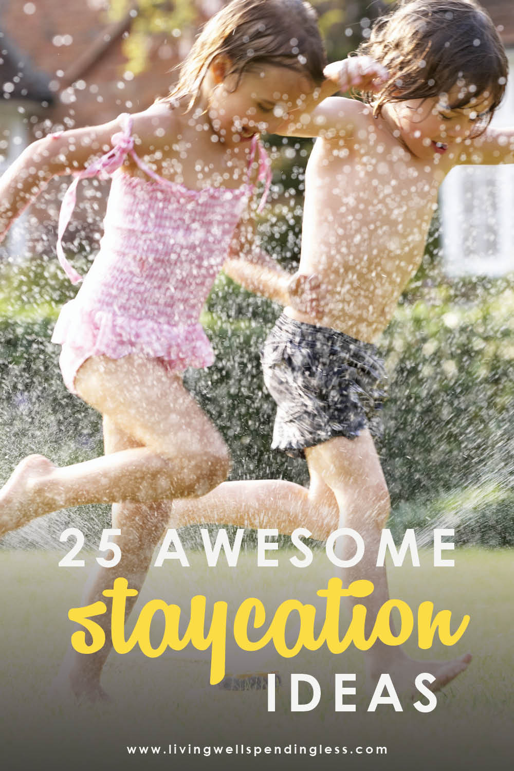 Think a family getaway means going far away? These 25 awesome ideas for vacationing right in your own hometown might just change your mind! Awesome Staycation Ideas | Staycation Tips | Staycation Planning | Family Getaways | Family Activities | Family Vacations #staycationtips #staycation #familyactivities #familyvacations 