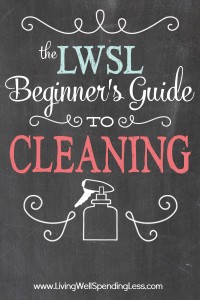 Beginner's Guide To Cleaning Part 4 | Living Well Spending Less®