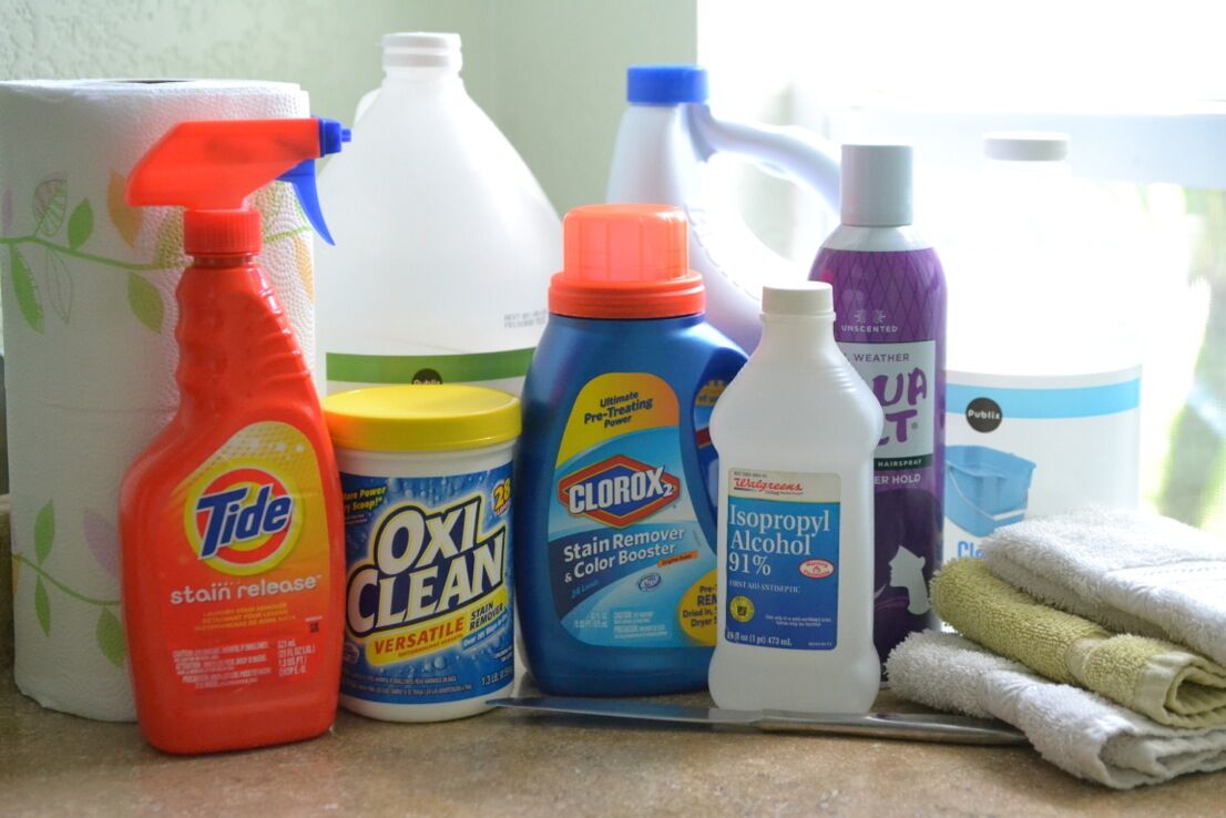 Your must have items for stain removal