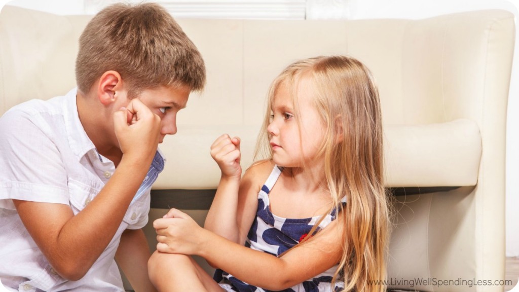 How to stop sibling fights: teenagers