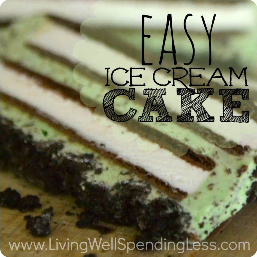 Easy Ice Cream Square 1 - Living Well Spending Less®