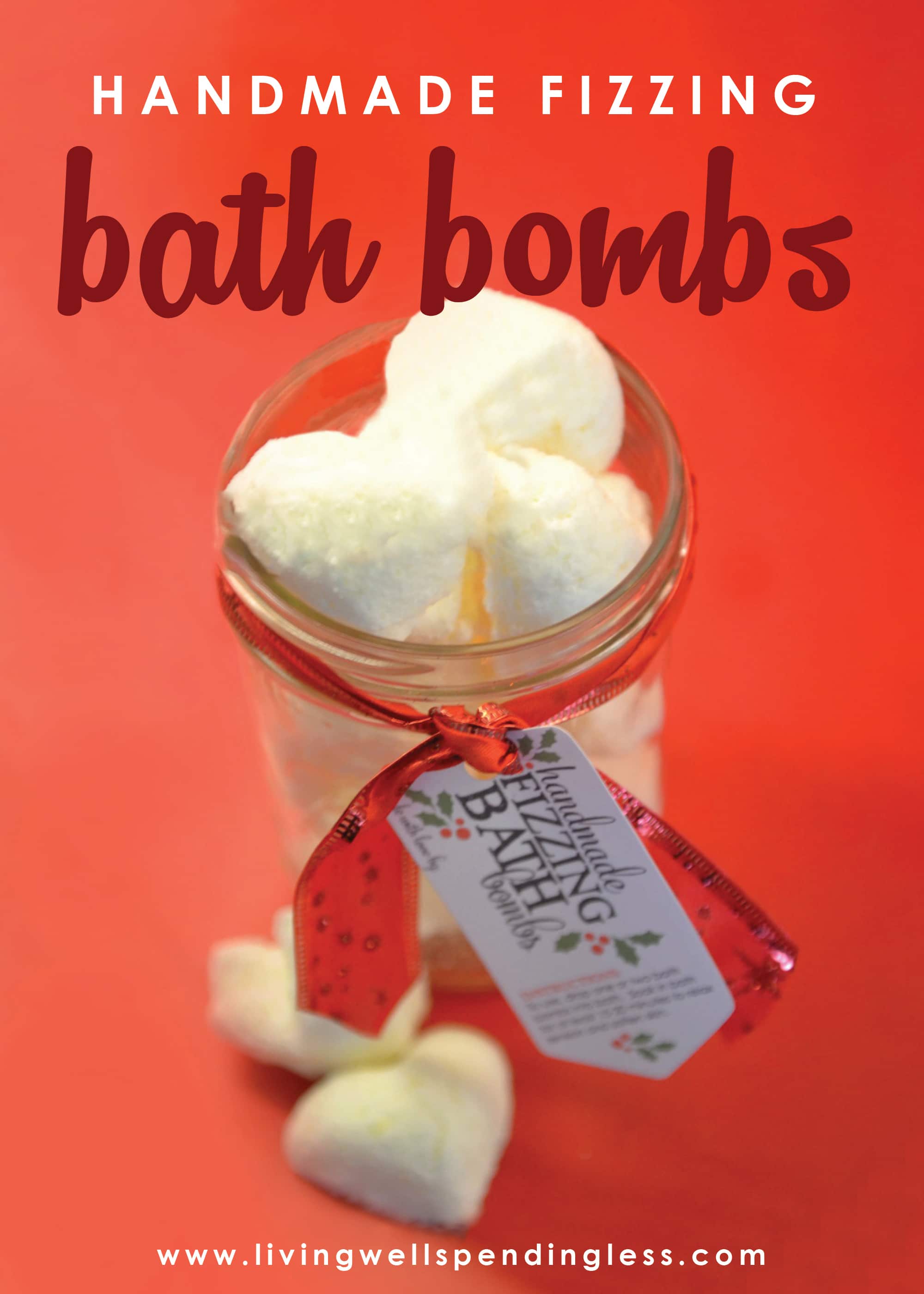 Handmade Fizzing Bath Bombs | Homemade Bath Bombs | DIY Gift