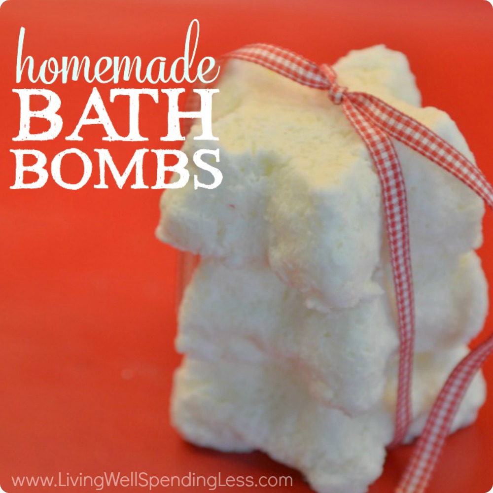 Homemade Bath Bombs SQUARE 2 Living Well Spending Less®