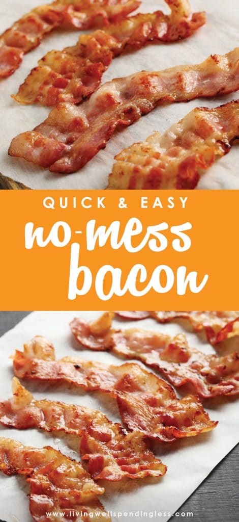 Quick & Easy No-Mess Bacon | How to Make Mess Free Bacon