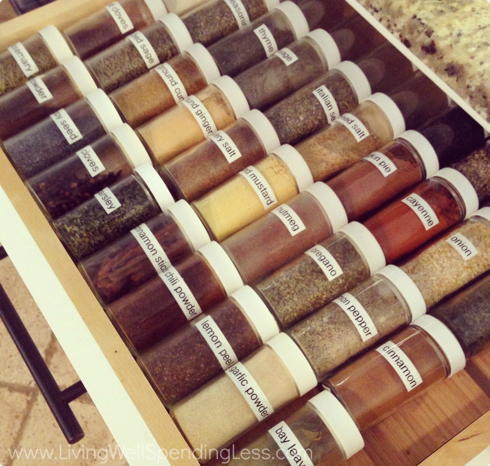 herb and spice storage containers