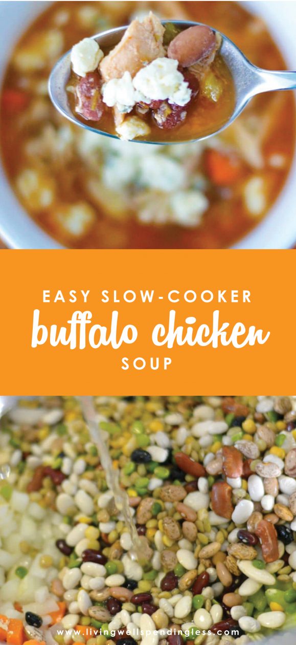 Easy Slow-Cooker Buffalo Chicken Soup | Slow Cooker Soup