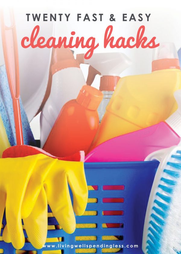 20 quick and clever household cleaning hacks for your home