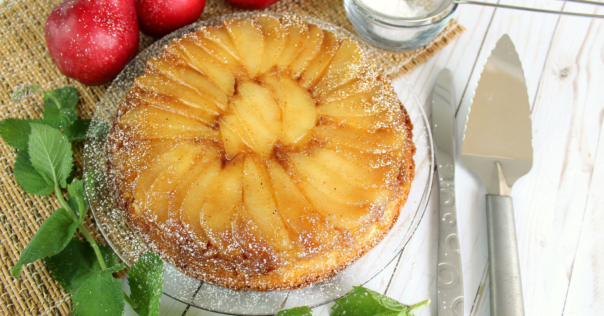 Caramelized Pear UpsideDown Cake Easy Dessert Recipes