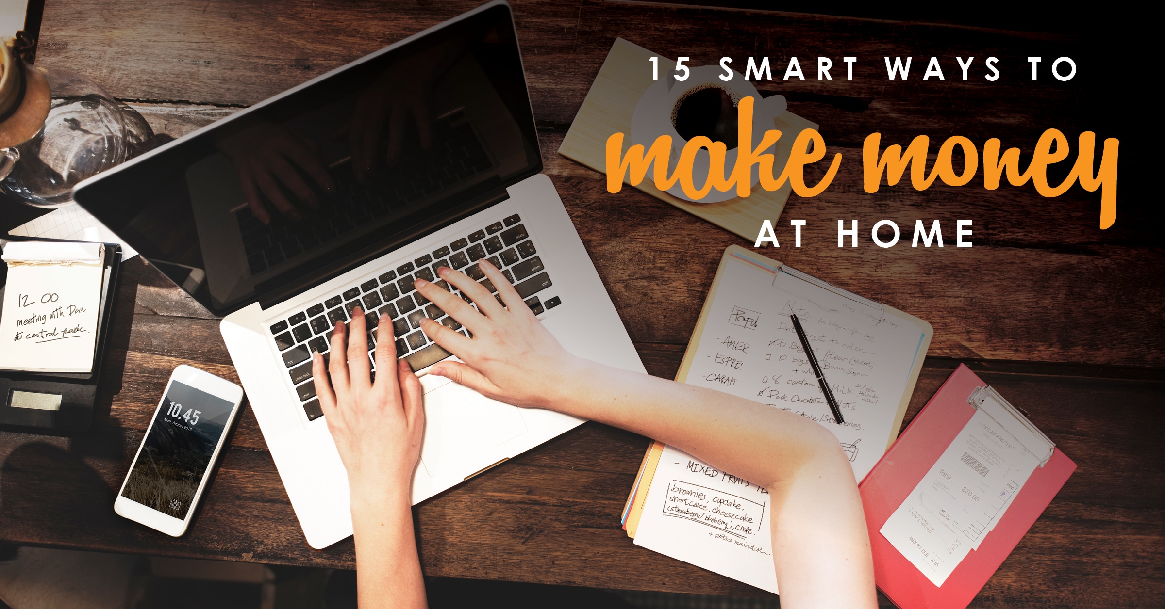 15 Smart Ways to Earn Money From Home ⎢ How to Work from Home