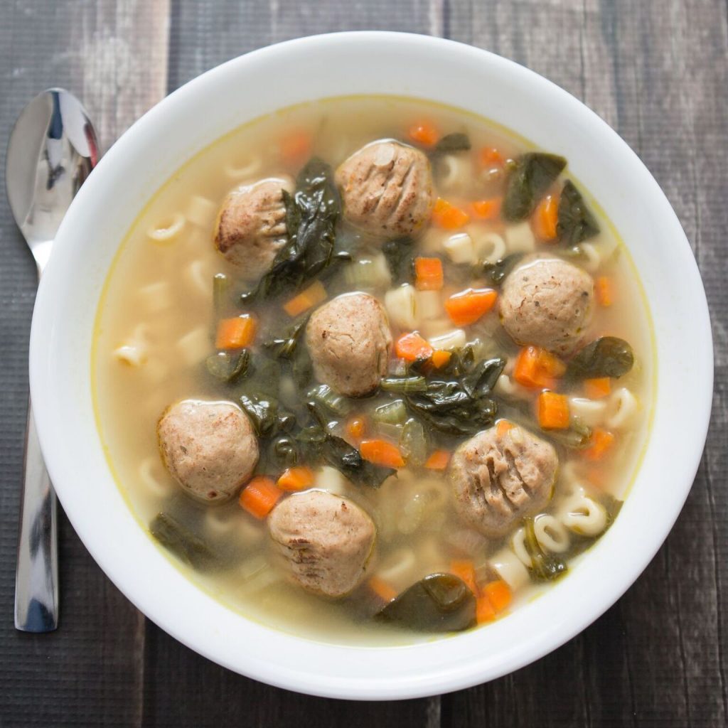 Easy Italian Wedding Soup Instant Pot Slow Cooker Soup Recipe