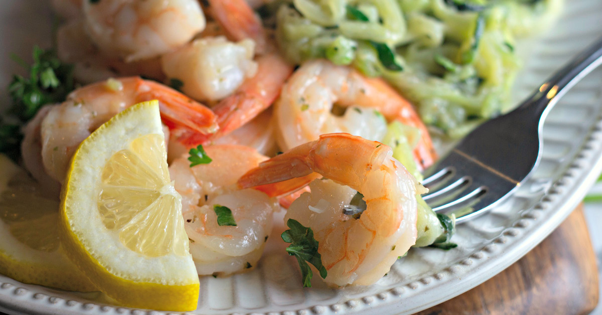 shrimp zoodles recipe