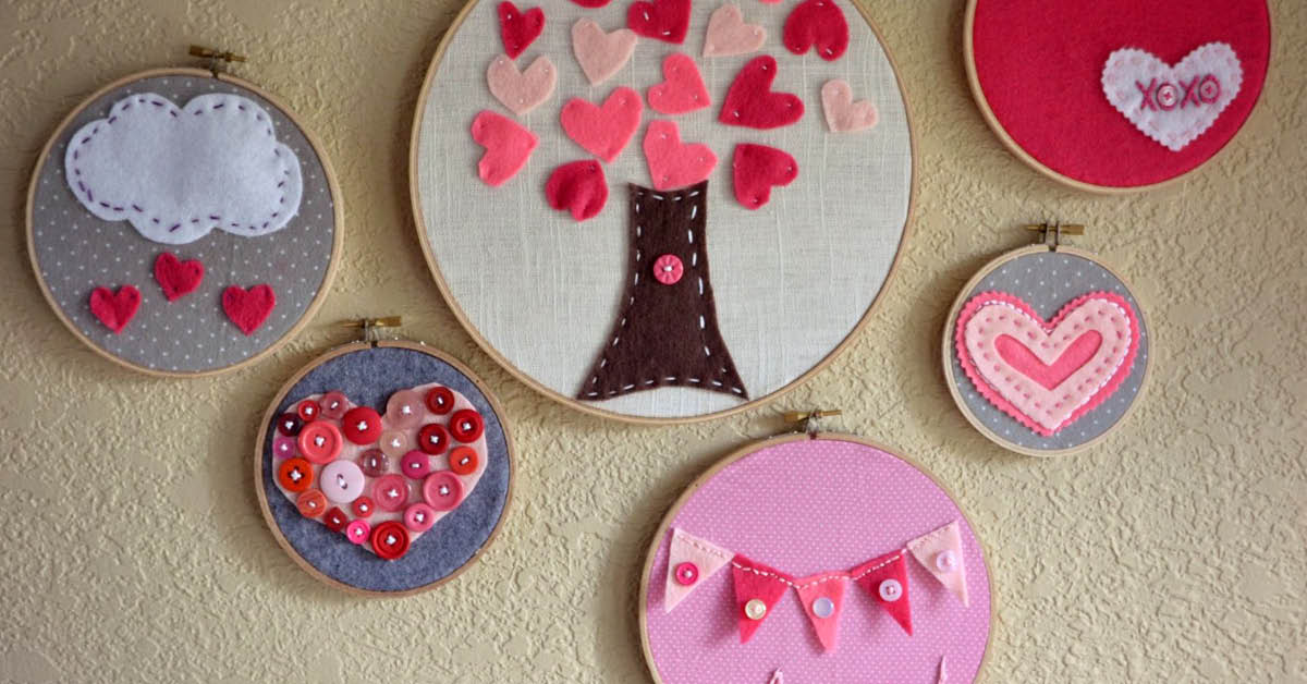 HOME DZINE Craft Ideas  Embroidery hoop crafts