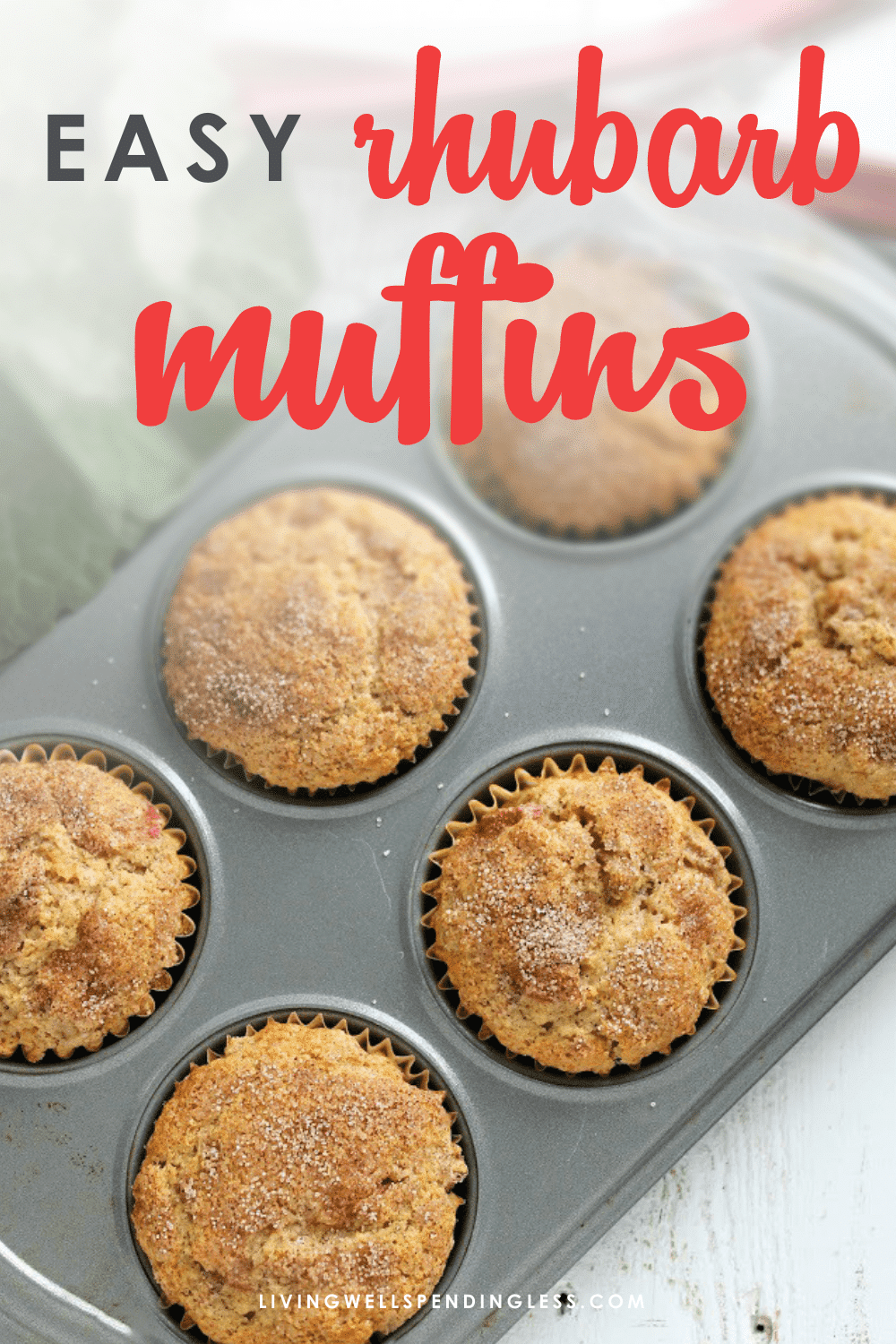 Gluten Free Rhubarb Muffins